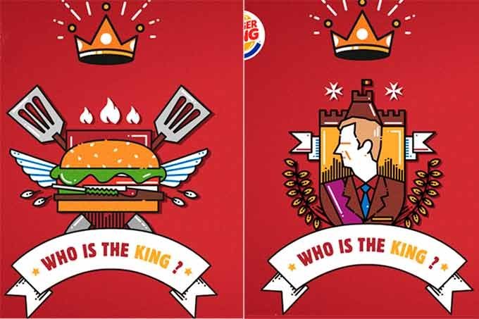 Ação de marketing do Burger King na Bélgica