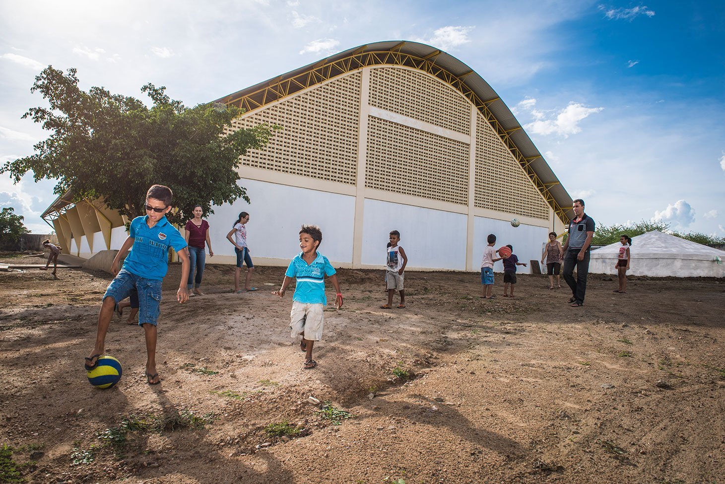 Escola Municipal Ribeiro de Carvalho em Campos Sales, Ceará; cidade está em situação de emergência pela falta d’água