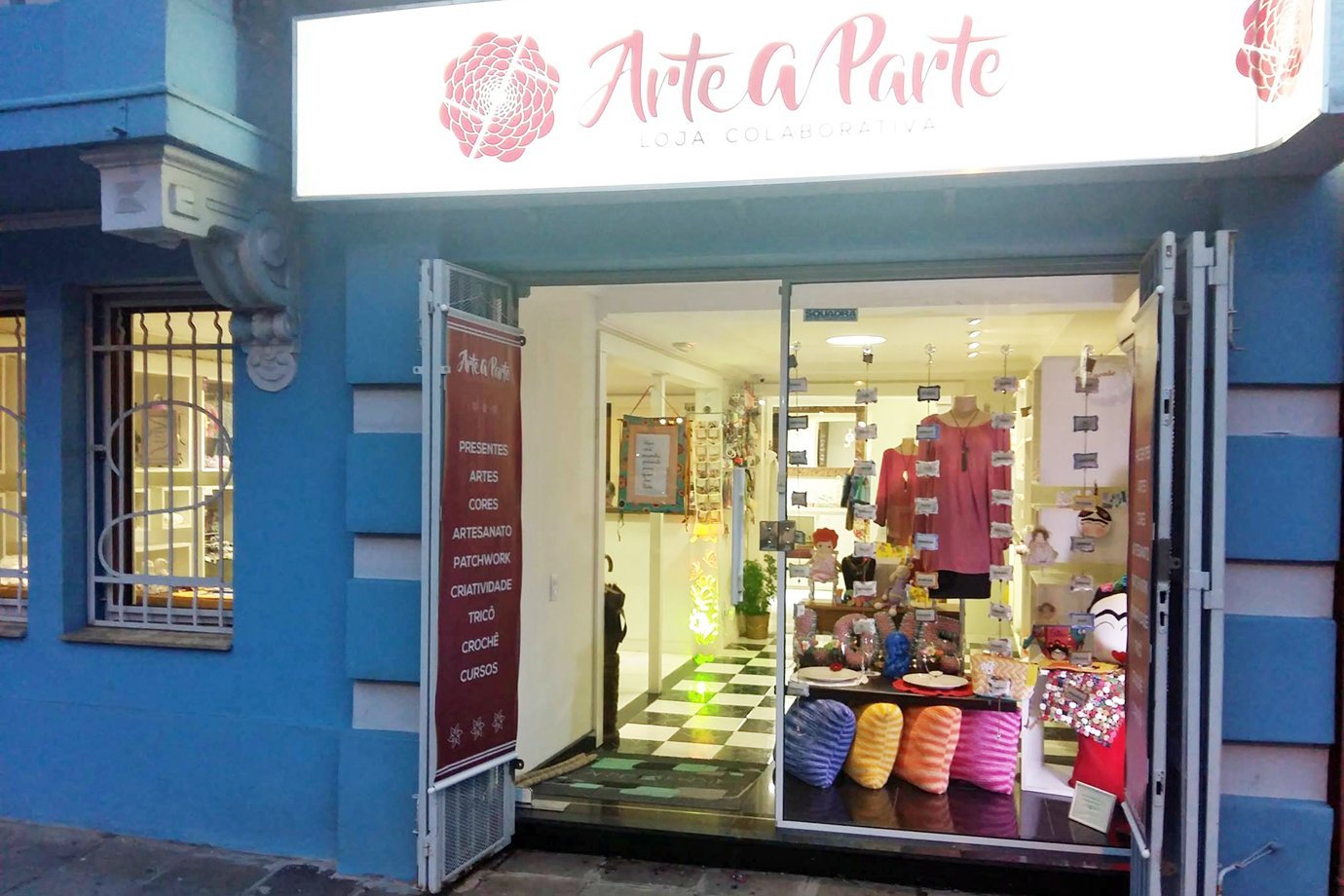 Arte à Parte, loja colaborativa em Porto Alegre