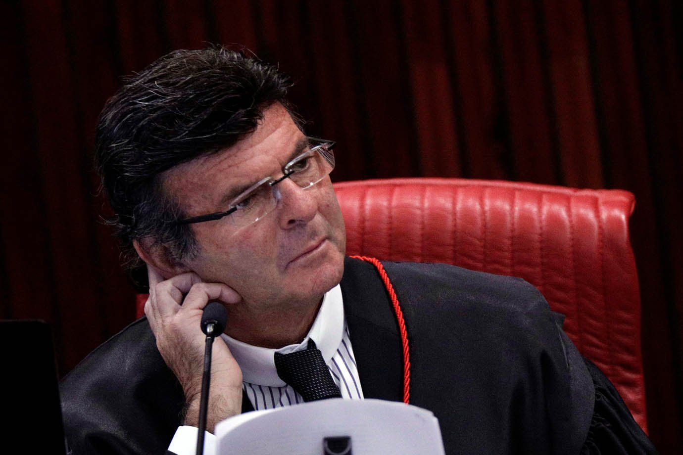 Ministro Luiz Fux no terceiro dia do julgamento da chapa Dilma-Temer no TSE