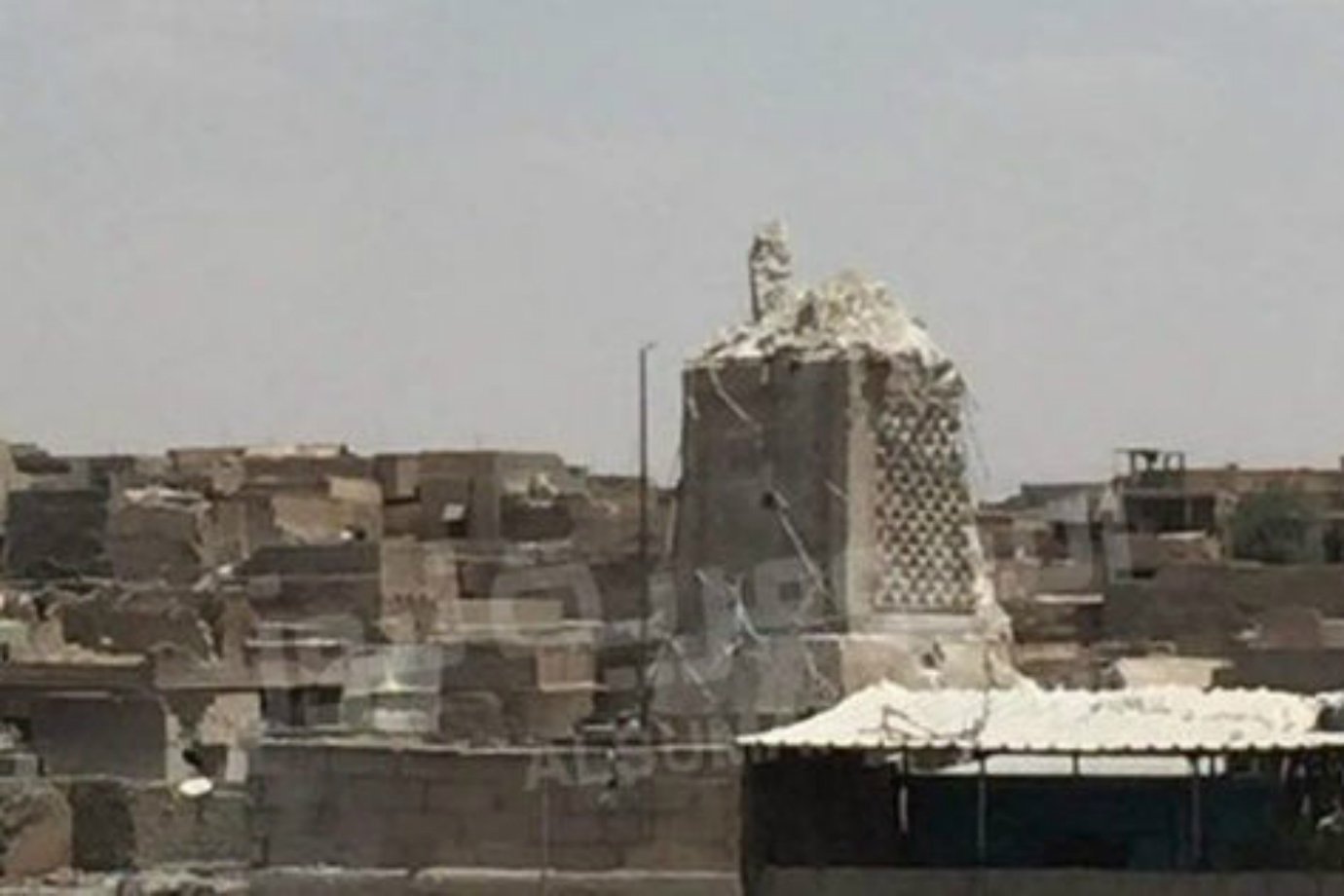 Mesquita Al Nuri destruída