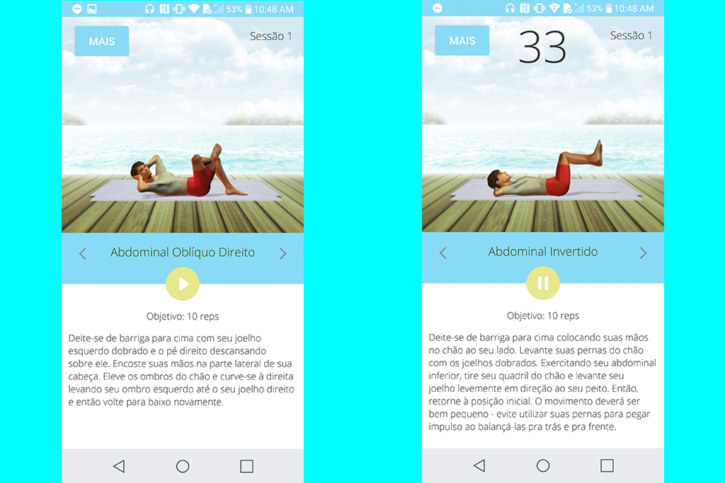 Treino-abdomen App