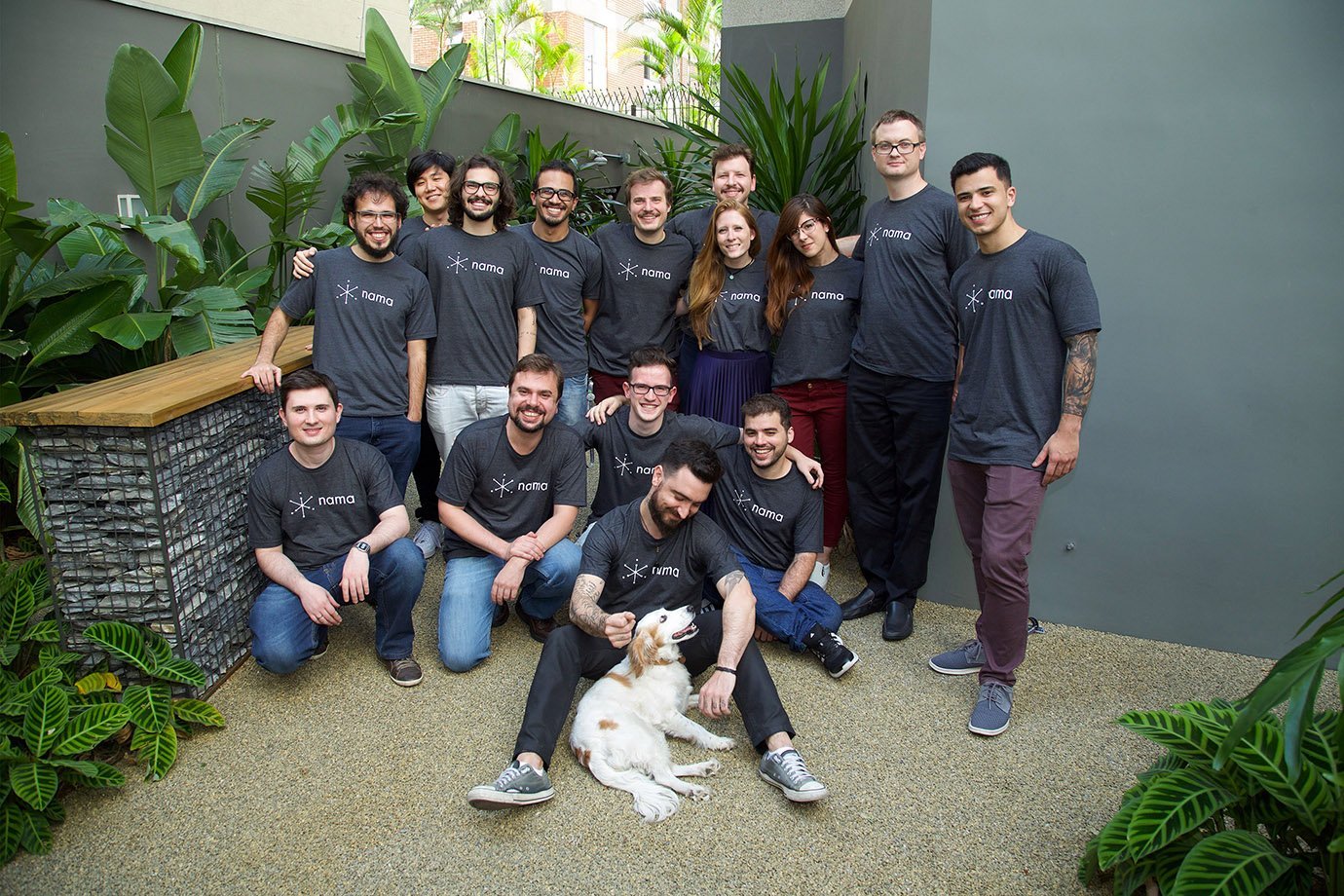 Equipe da startup Nama