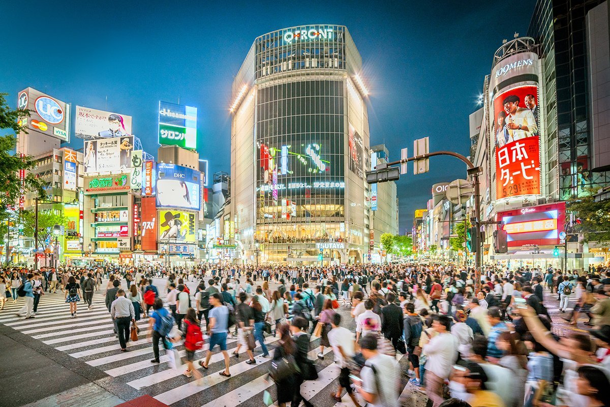 Cruzamento em Shibuya, Tóquio