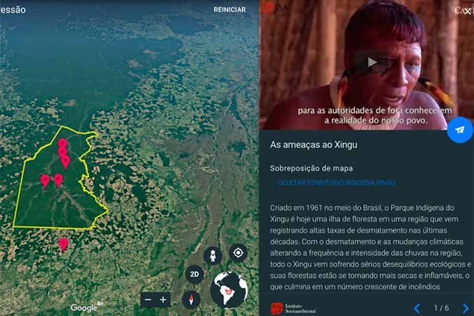 Ameaças ao povo do Xingu,