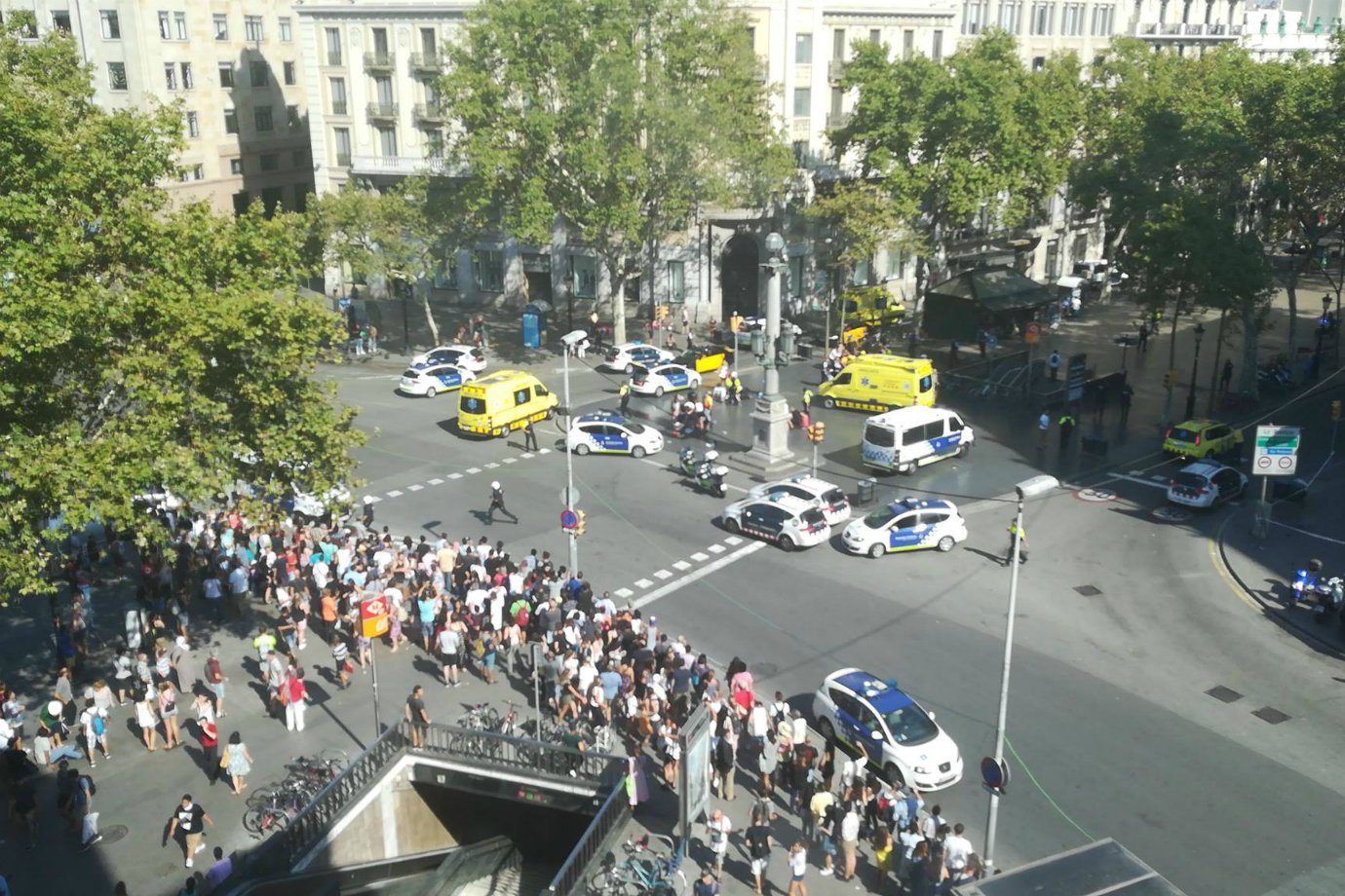 La Rambla, em Barcelona