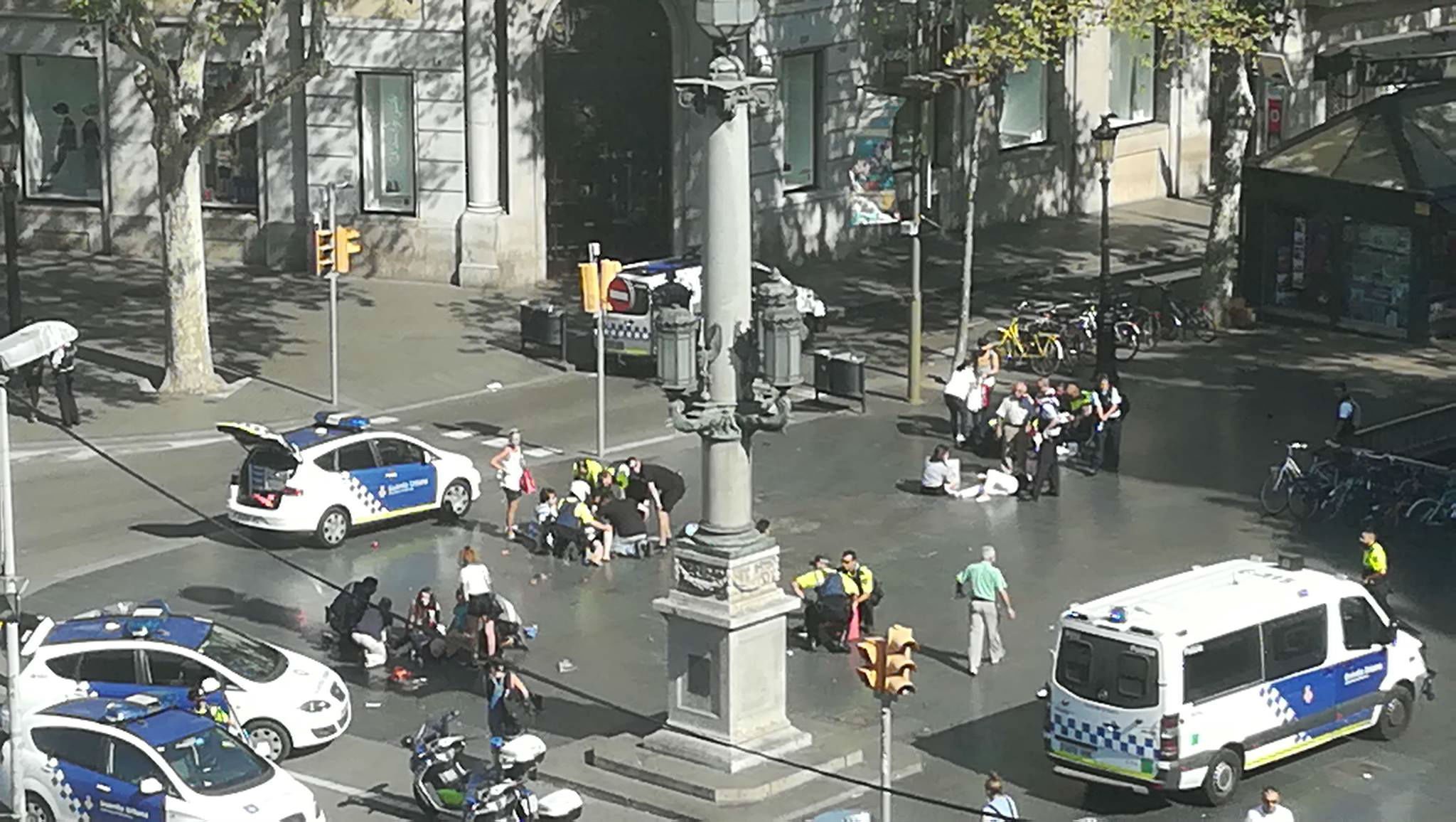 La Rambla, em Barcelona