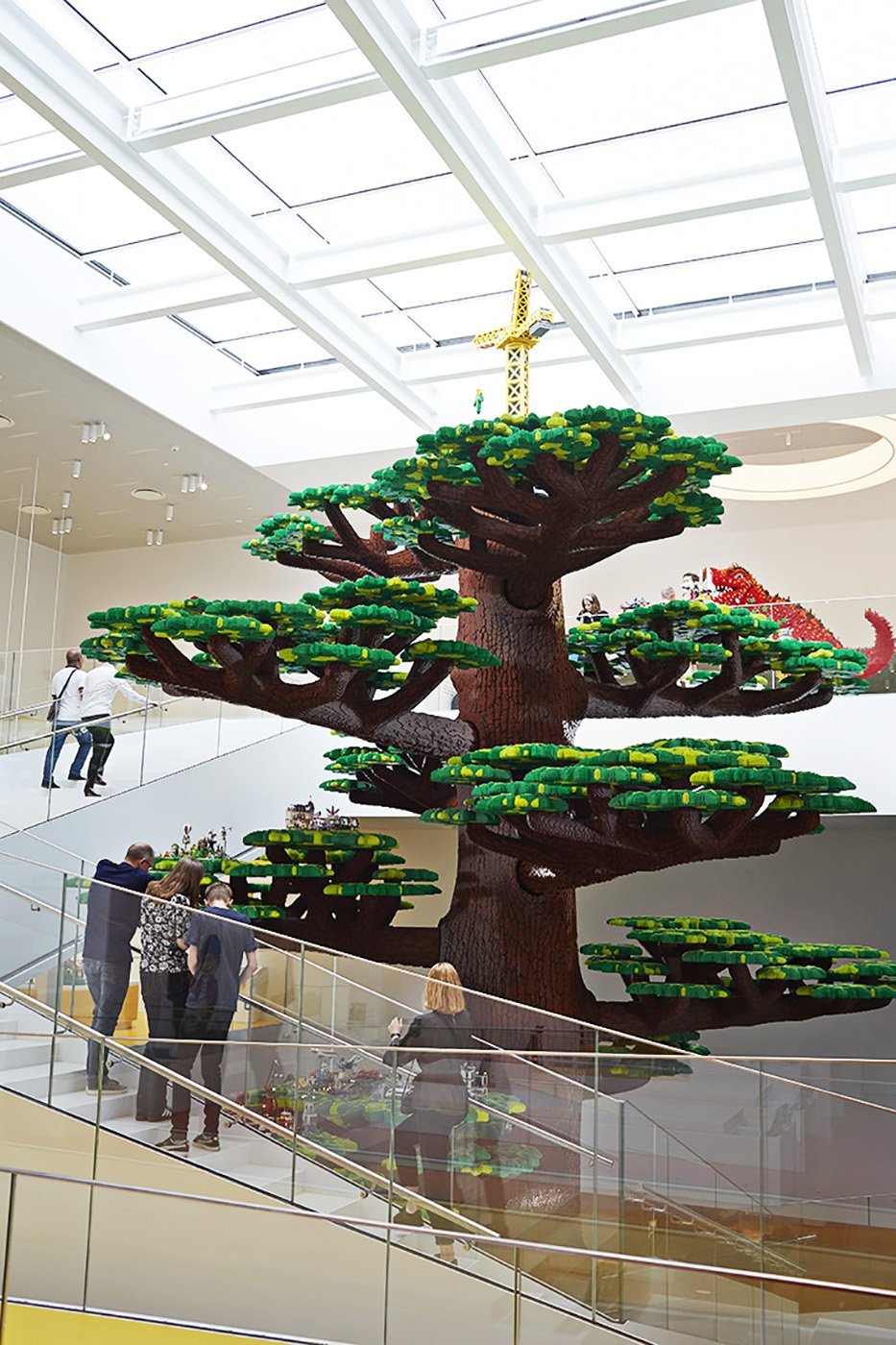 Árvore da Criatividade, no térreo da Casa Lego