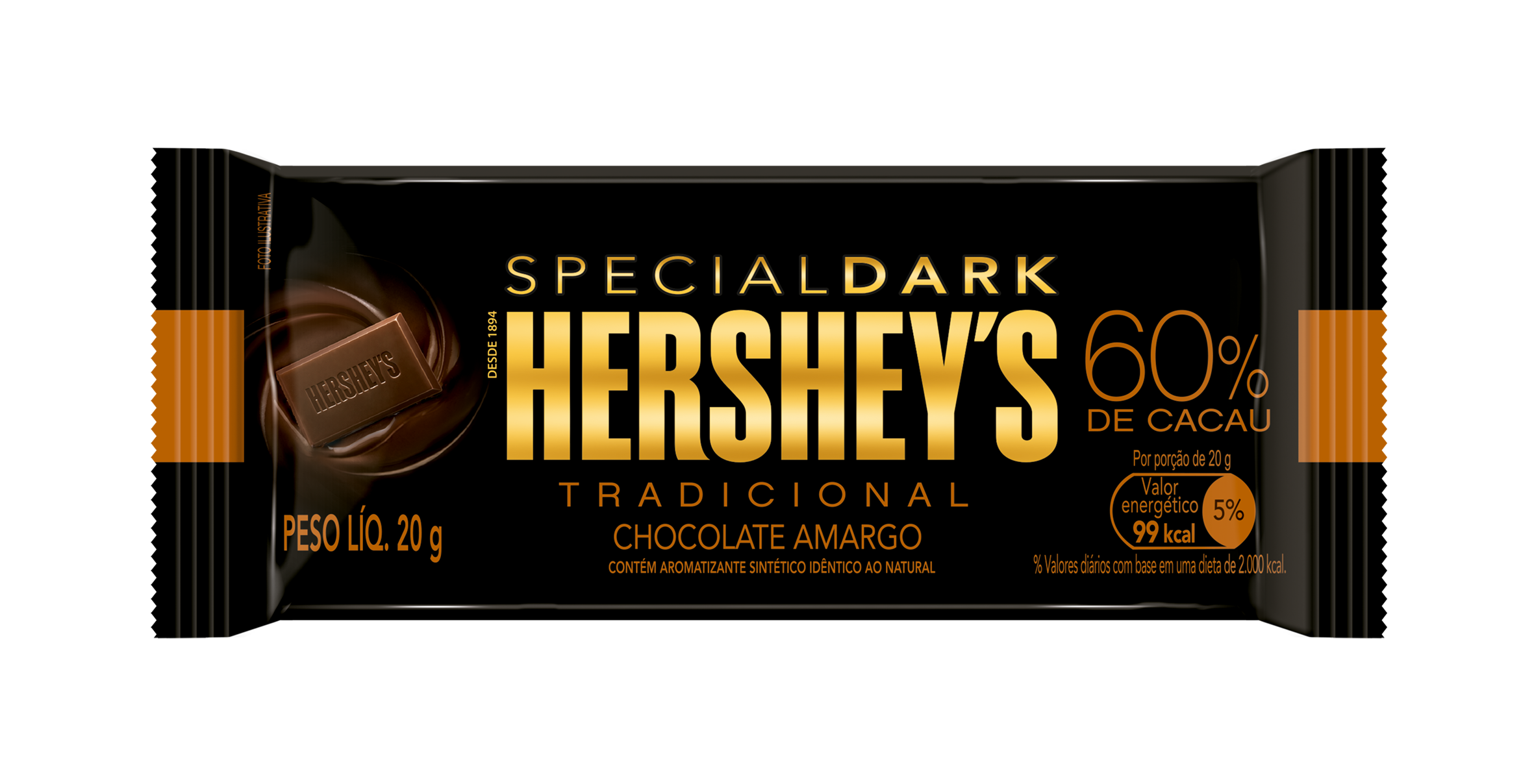 Special Dark Tradicional 20g: lançamento da Hershey's no Brasil