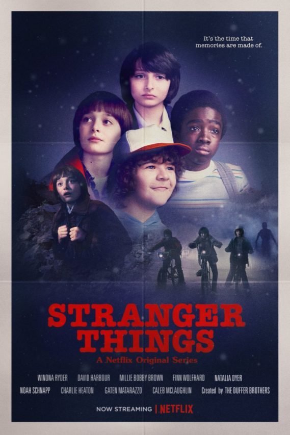 Cartaz de divulgação da segunda temporada de Stranger Things