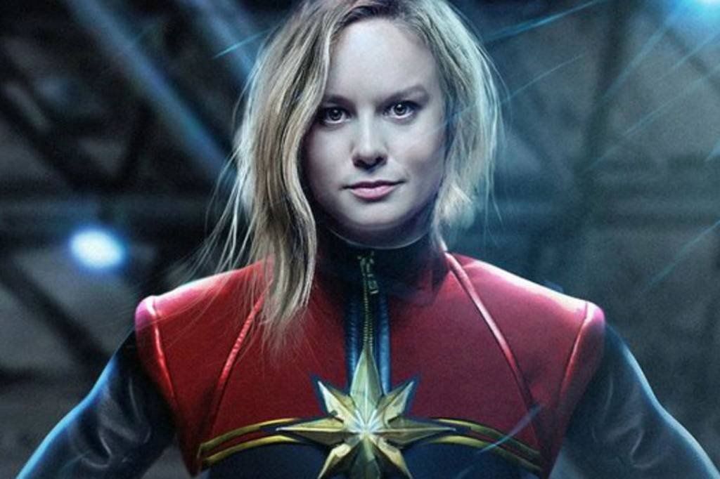 Brie Larson como "Capitã Marvel"