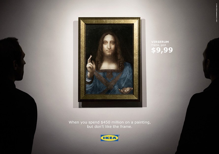 Salvatore Mundi: Ikea fez post de oportunidade com quadro de Leonardo Da Vinci vendido em leilão