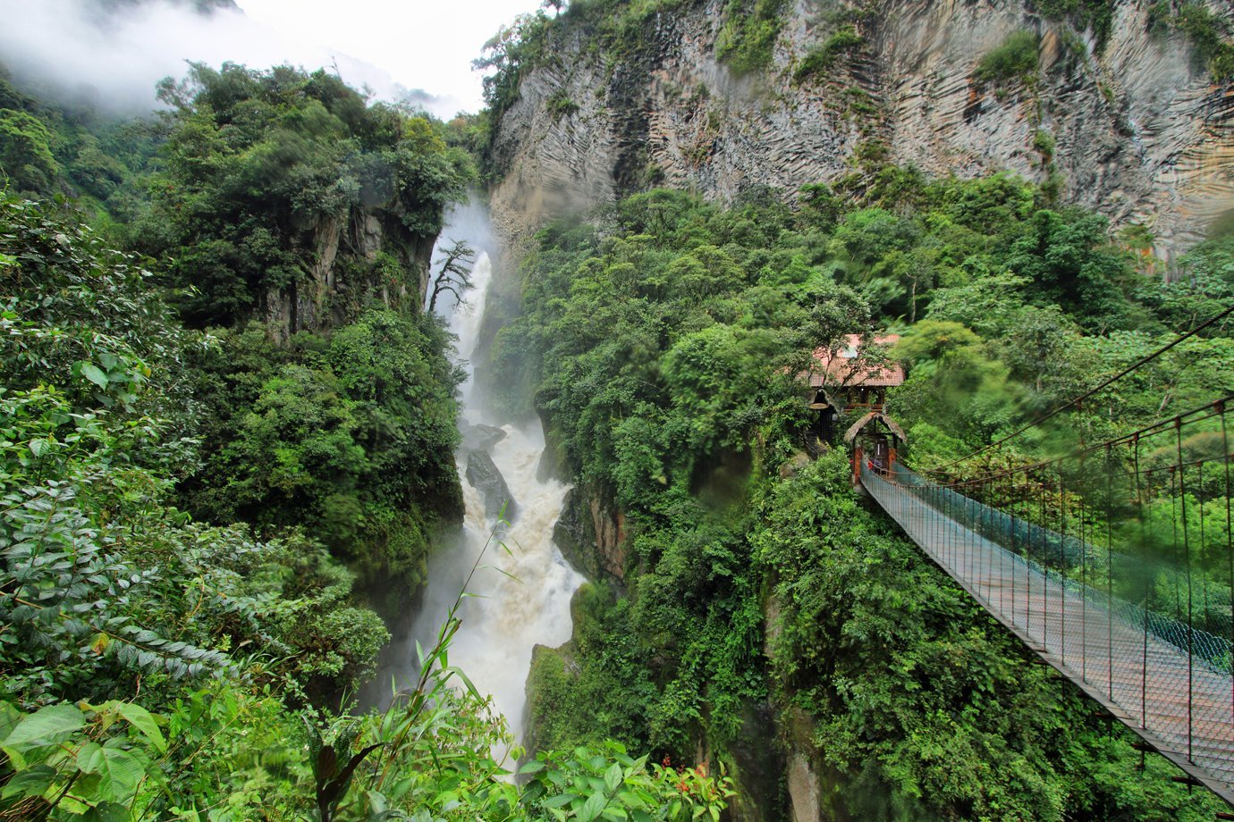 Cachoeira no Equador