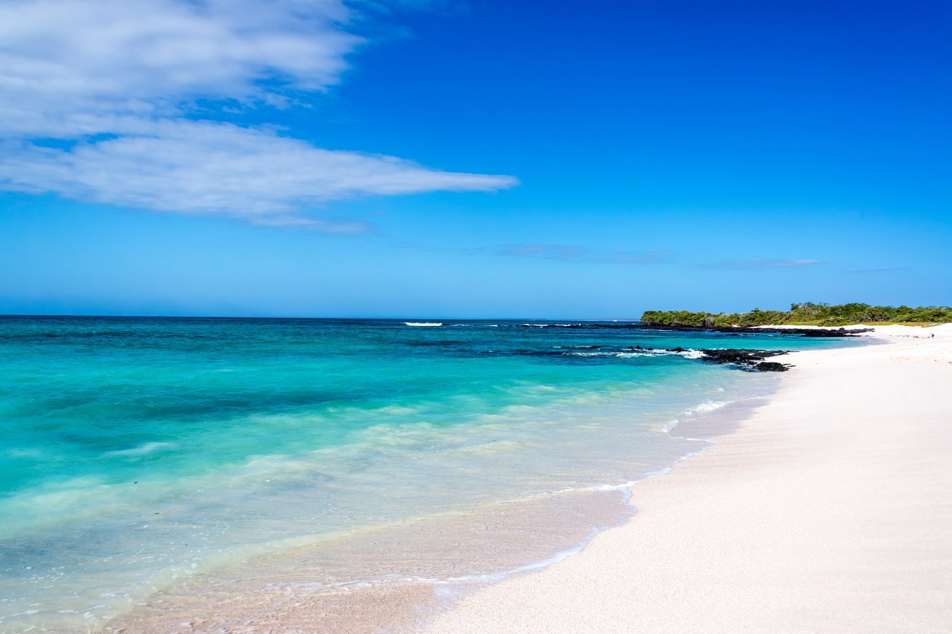 Praia de Galápagos, no Equador