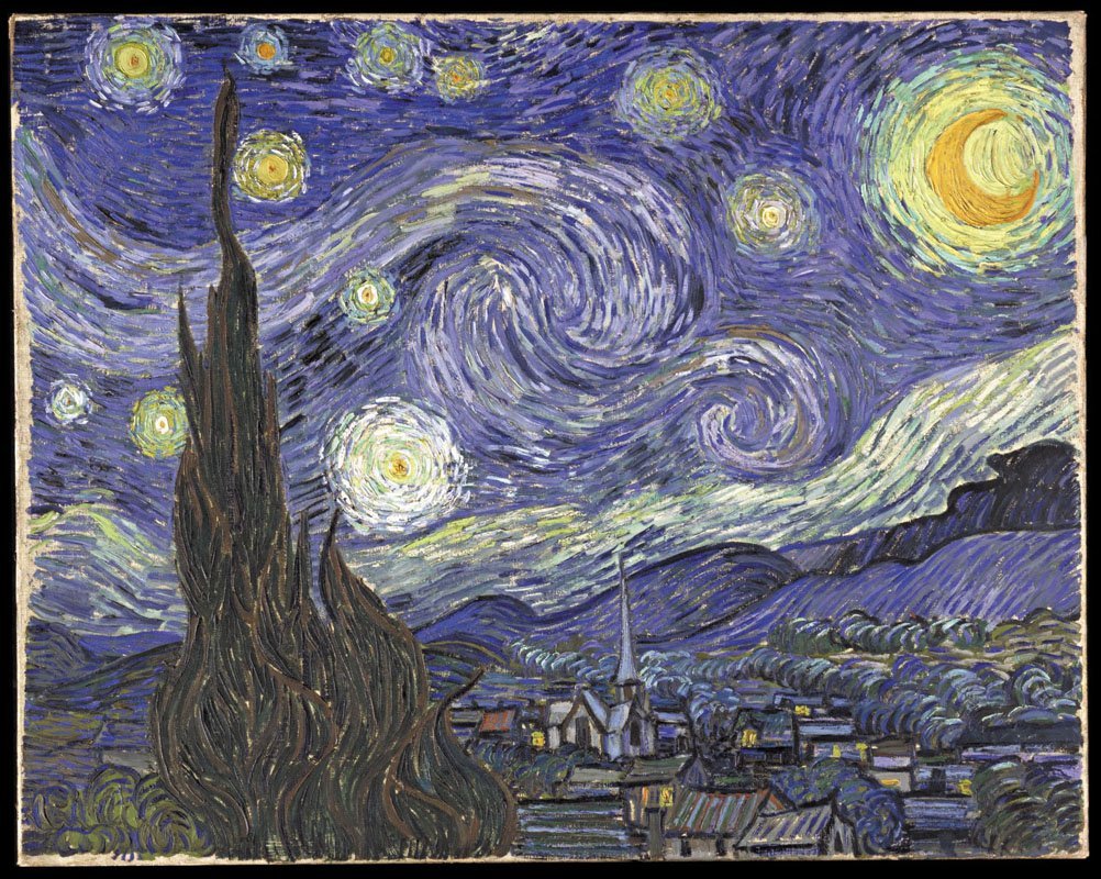 Quadro Noite Estrelada, de Vincent Van Gogh