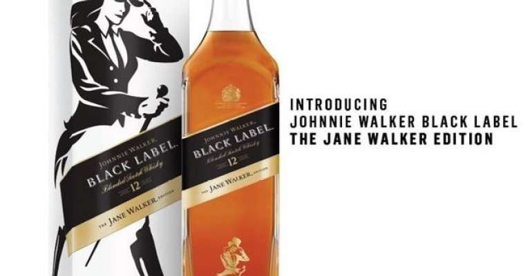 Edição especial do uísque Johnnie Walker: mulher no rótulo, Jane