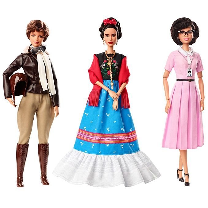 Barbie, da Mattel: nova coleção traz mulheres inspiradoras