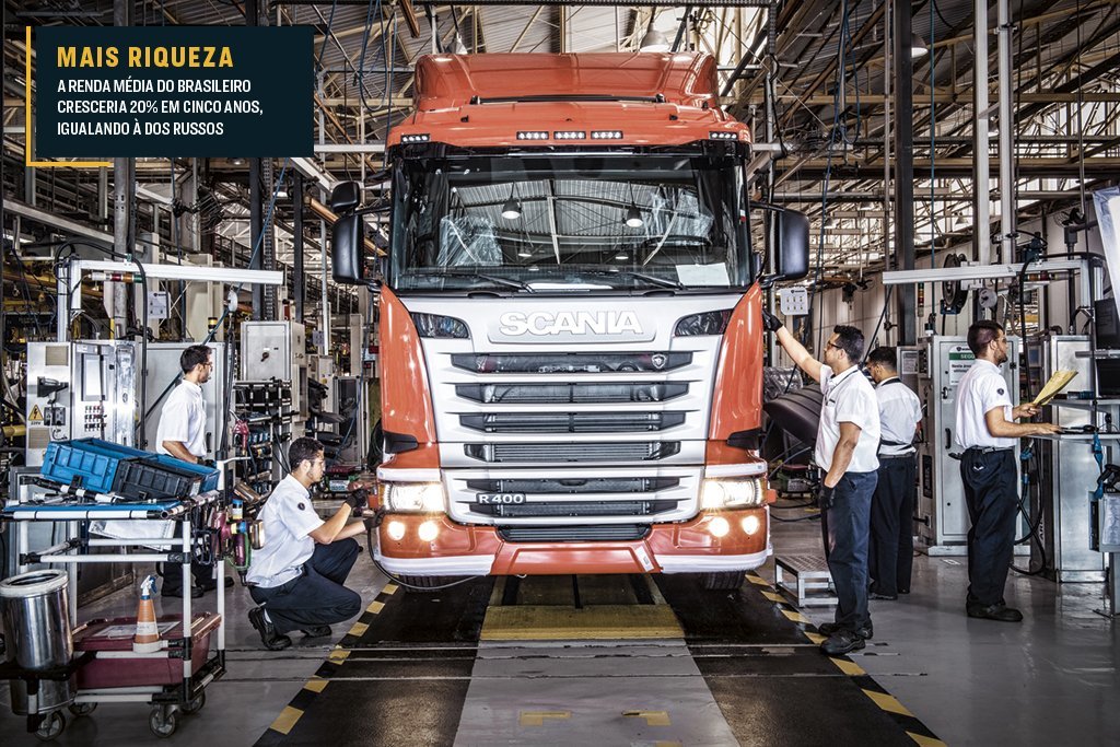 Fábrica de caminhões Scania em São Bernardo do Campo