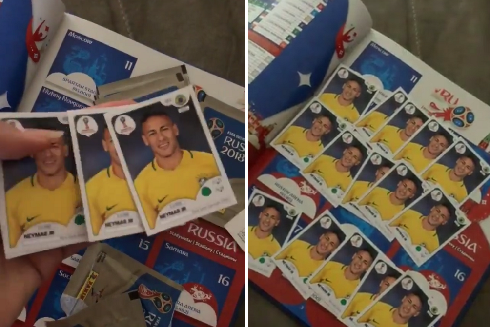 Ação da Panini: marca mandou álbum da Copa para Bruna Marquezine