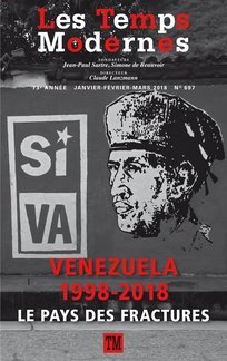 Capa da revista "Les Temps Modernes" com uma crítica ao sistema de Nicolás Maduro