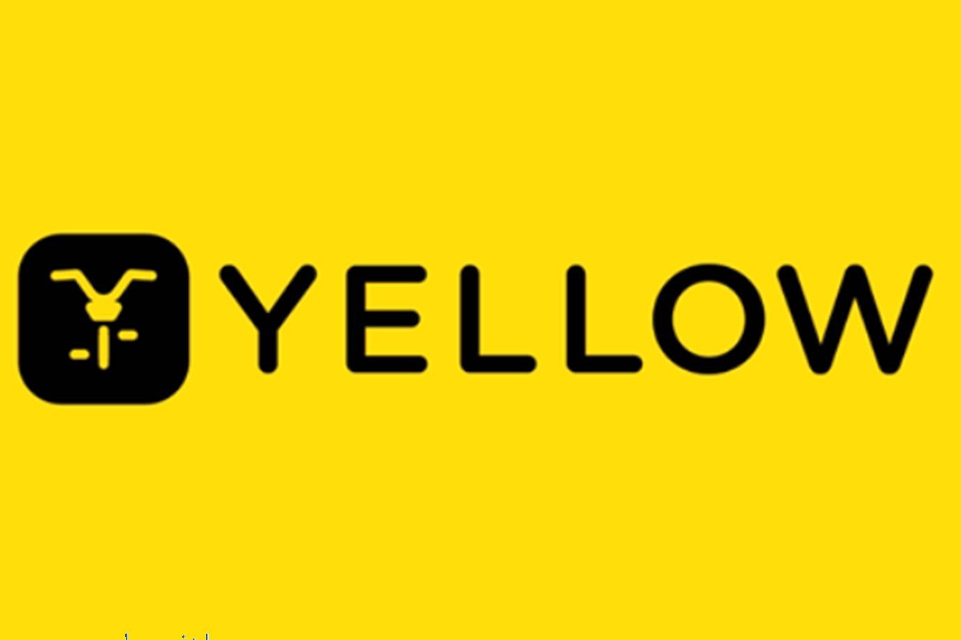 Logo da Yellow, startup de compartilhamento de bicicletas