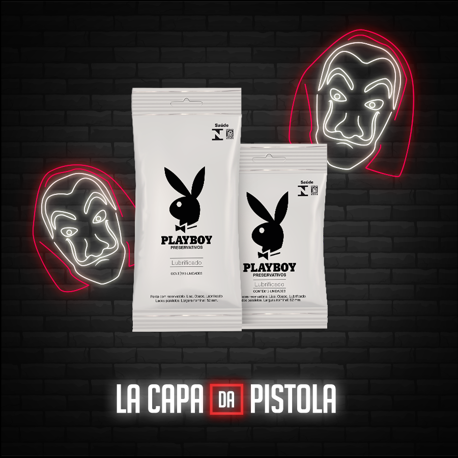 Campanha dos Preservativos Playboy: brincadeira com série "La Casa de Papel"