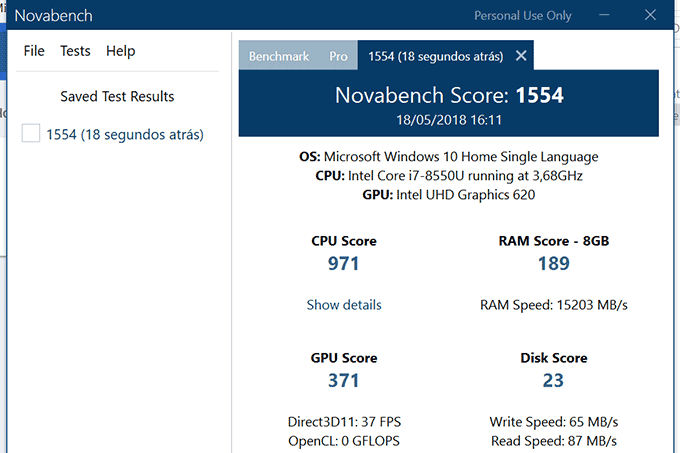 Benchmark-Novabench-Dell-inspiron-14-7000