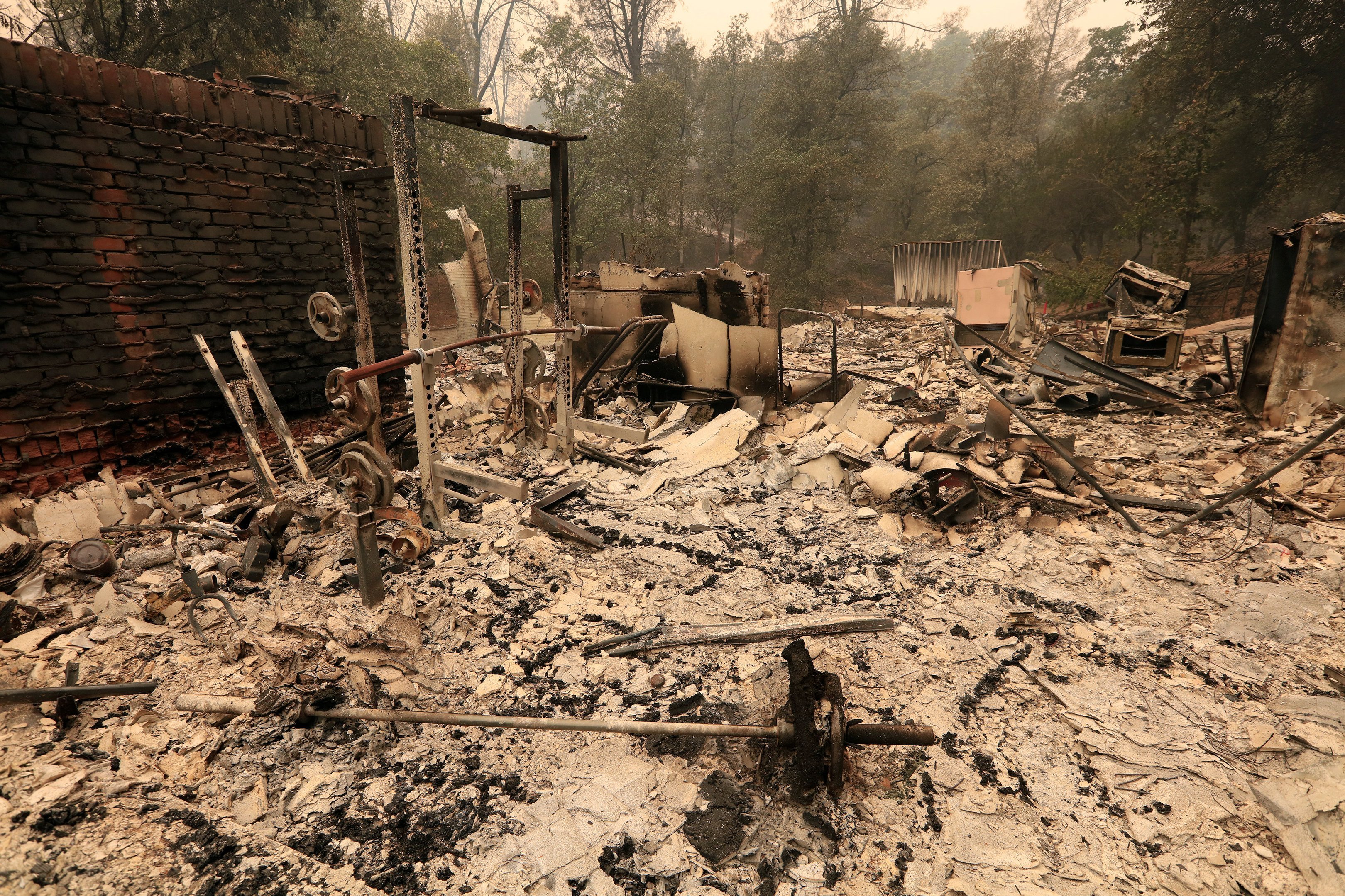 Incêndio em Redding, na Califórnia, dia 28/07/2018