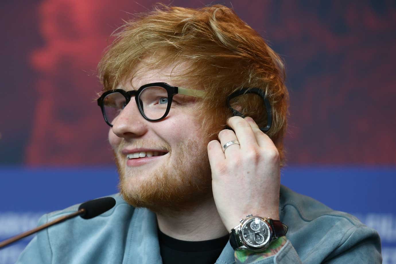 Músico Ed Sheeran, dia 23/02/2018