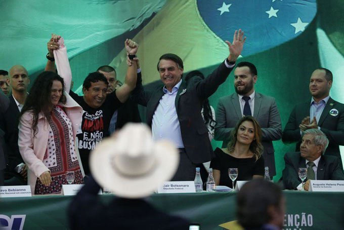 PSL lança candidatura de Jair Bolsonaro à Presidência da República