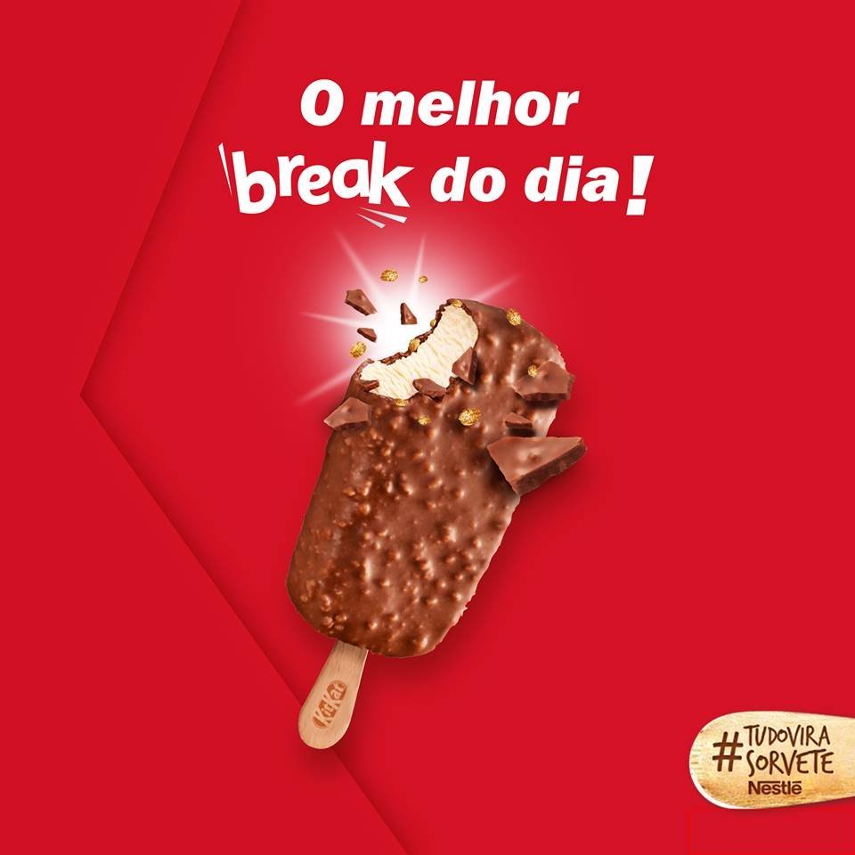 Picolé Kit Kat: Brasil é quinto país a receber a marca