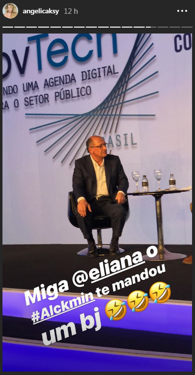 Geraldo Alckmin no Instagram de Angélica