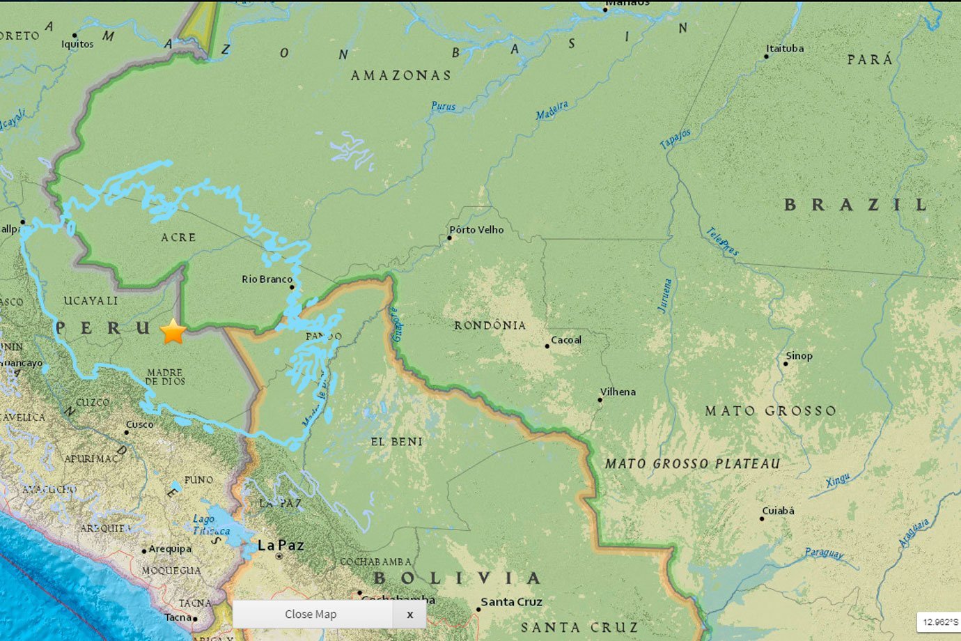 Terremoto De 7 Graus E Registrado Na Fronteira Entre Brasil E Peru Exame