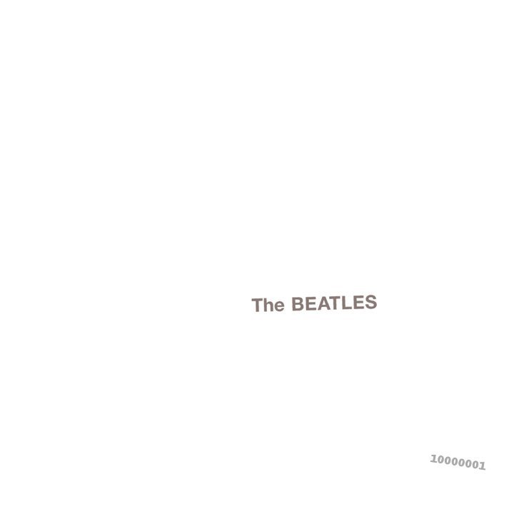 Capa do disco "The Beatles", também conhecido como "Álbum Branco"