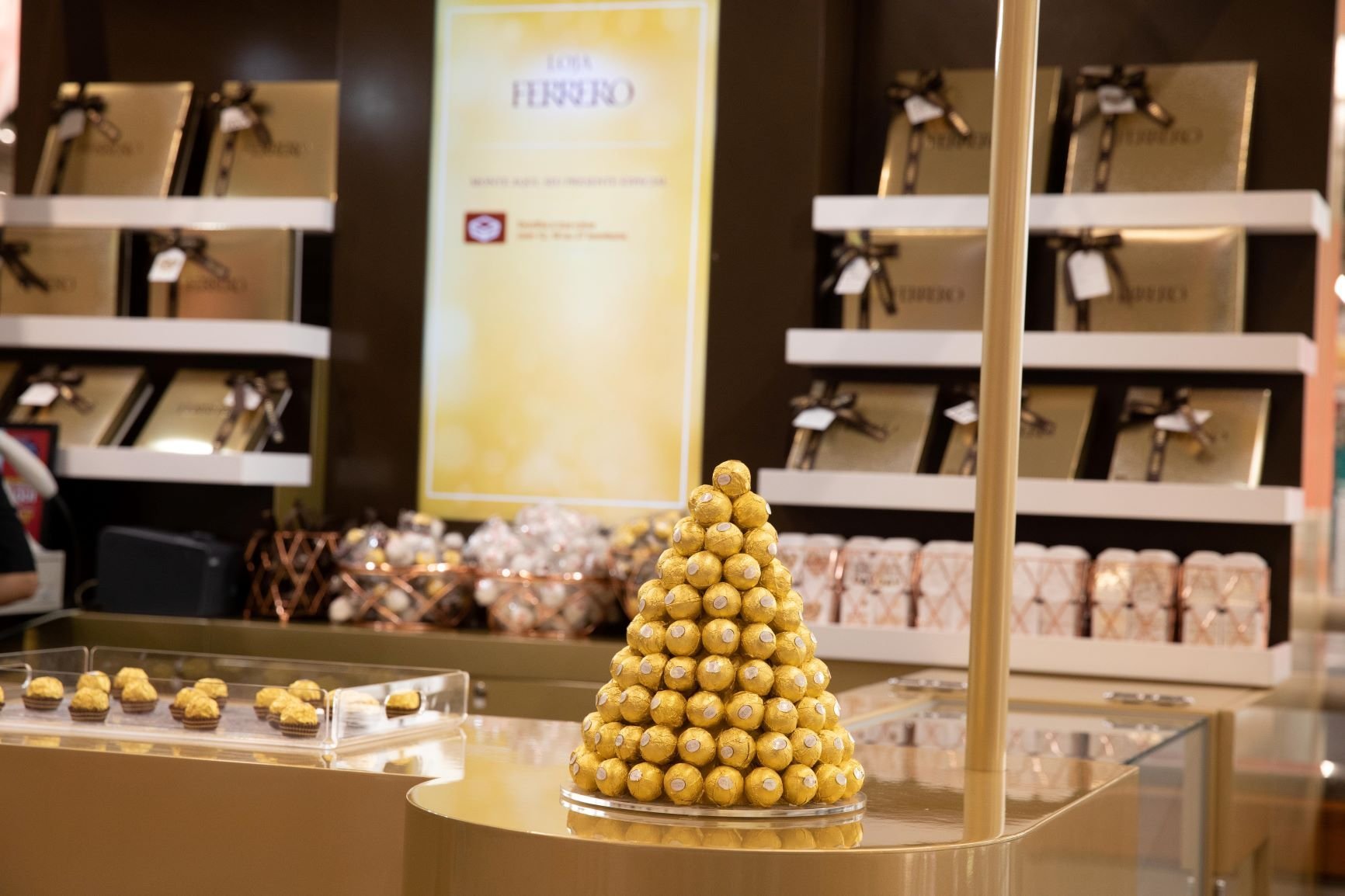 Ferrero: primeira loja no Brasil, em São Paulo