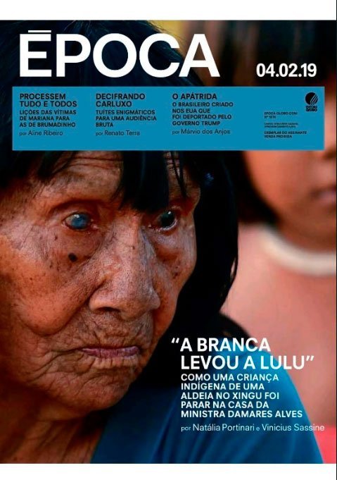 Capa da revista Época: "A branca levou a Lulu"