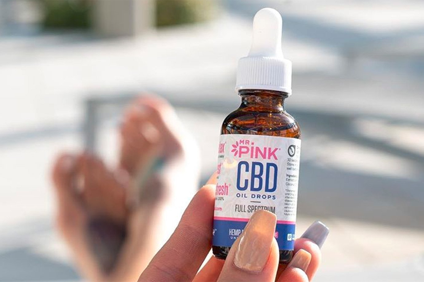 O óleo de CBD da marca Mr. Pink