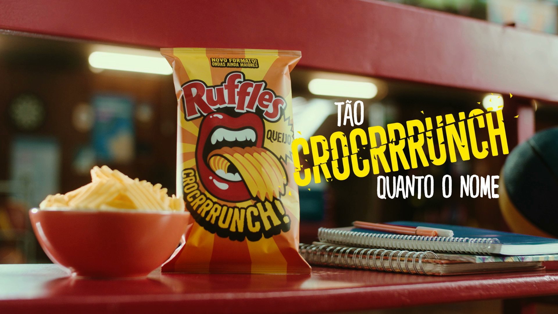 Nova Ruffles: lançamento da marca no Brasil traz novo formato de batata