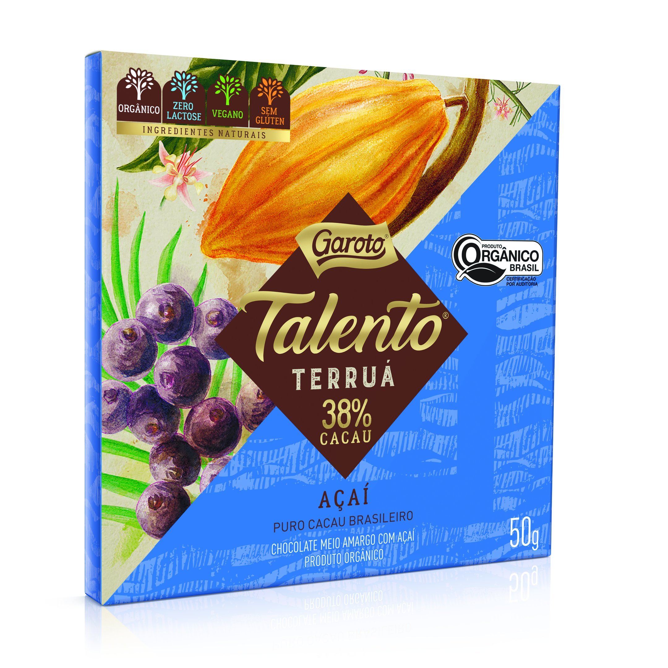 Lançamento da Garoto: Talento na versão chocolate orgânico