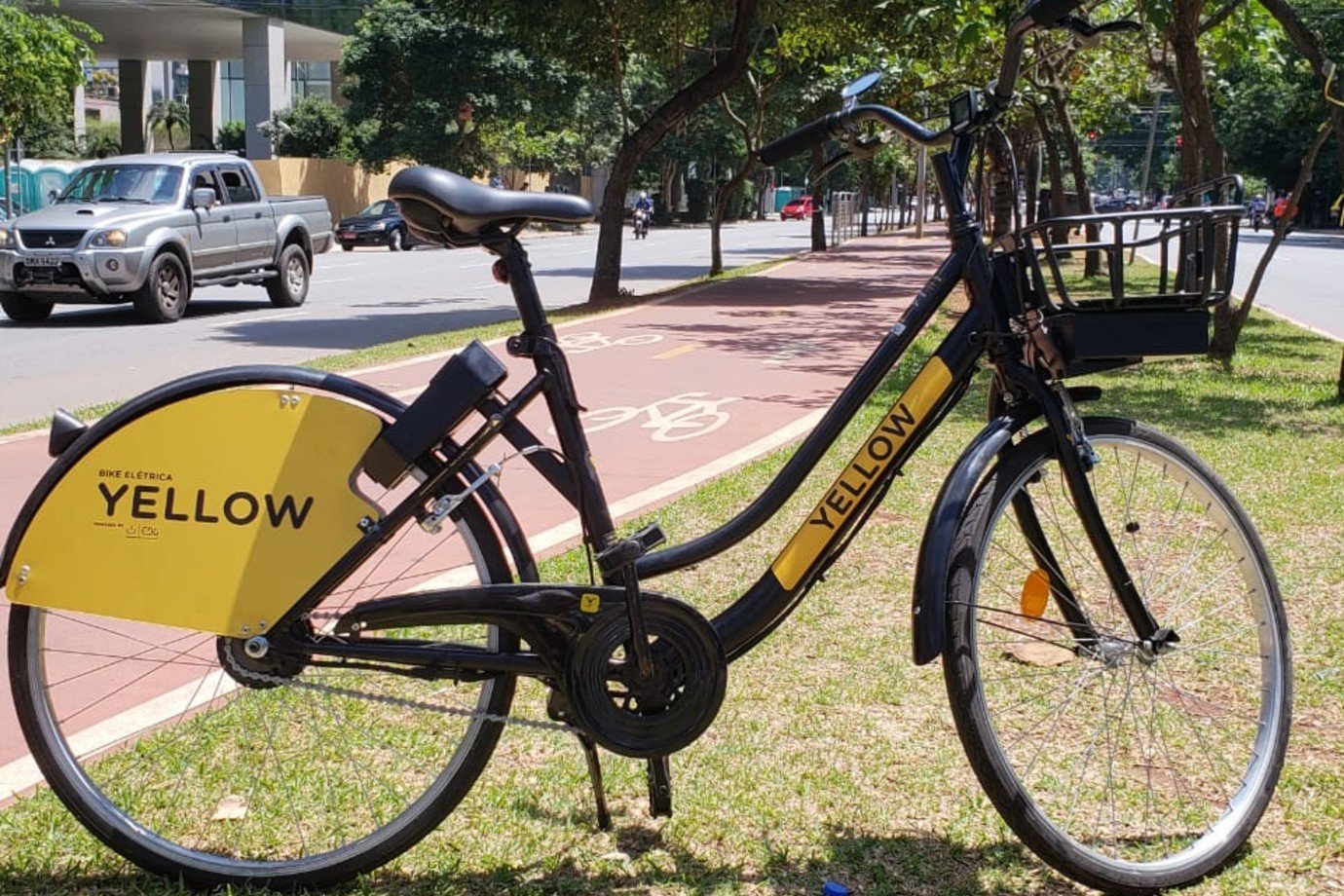 Bicicleta elétrica da Yellow, hoje parte da Grow