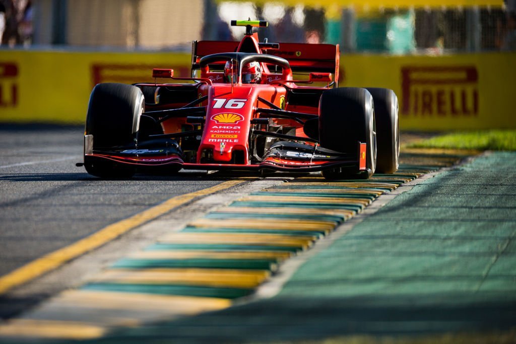 Charles Leclerc, da Ferrari, em treino livre no GP da Austrália (15/03/2019)