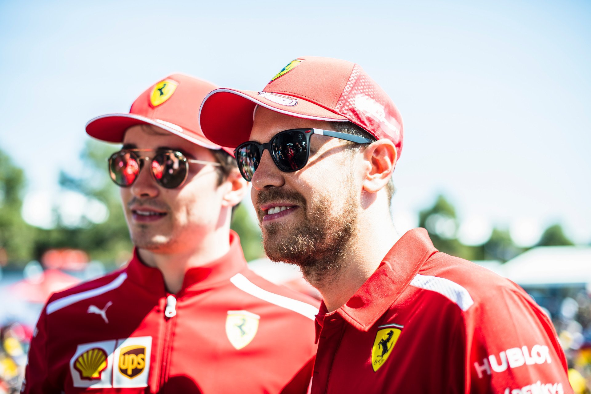 Leclerc e Vettel no GP da Austrália (15/03/2019)