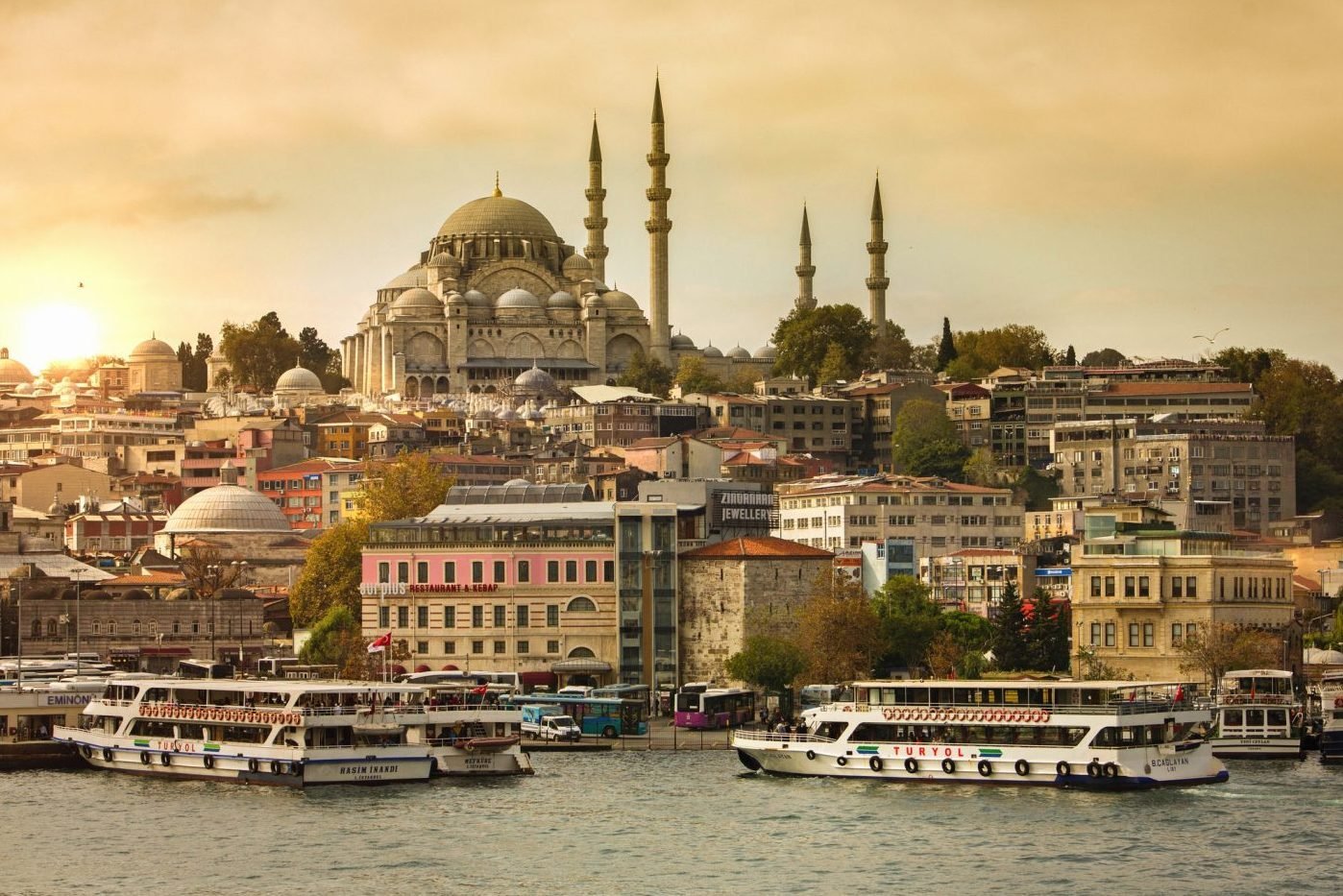 Vista da cidade de Istambul, na Turquia