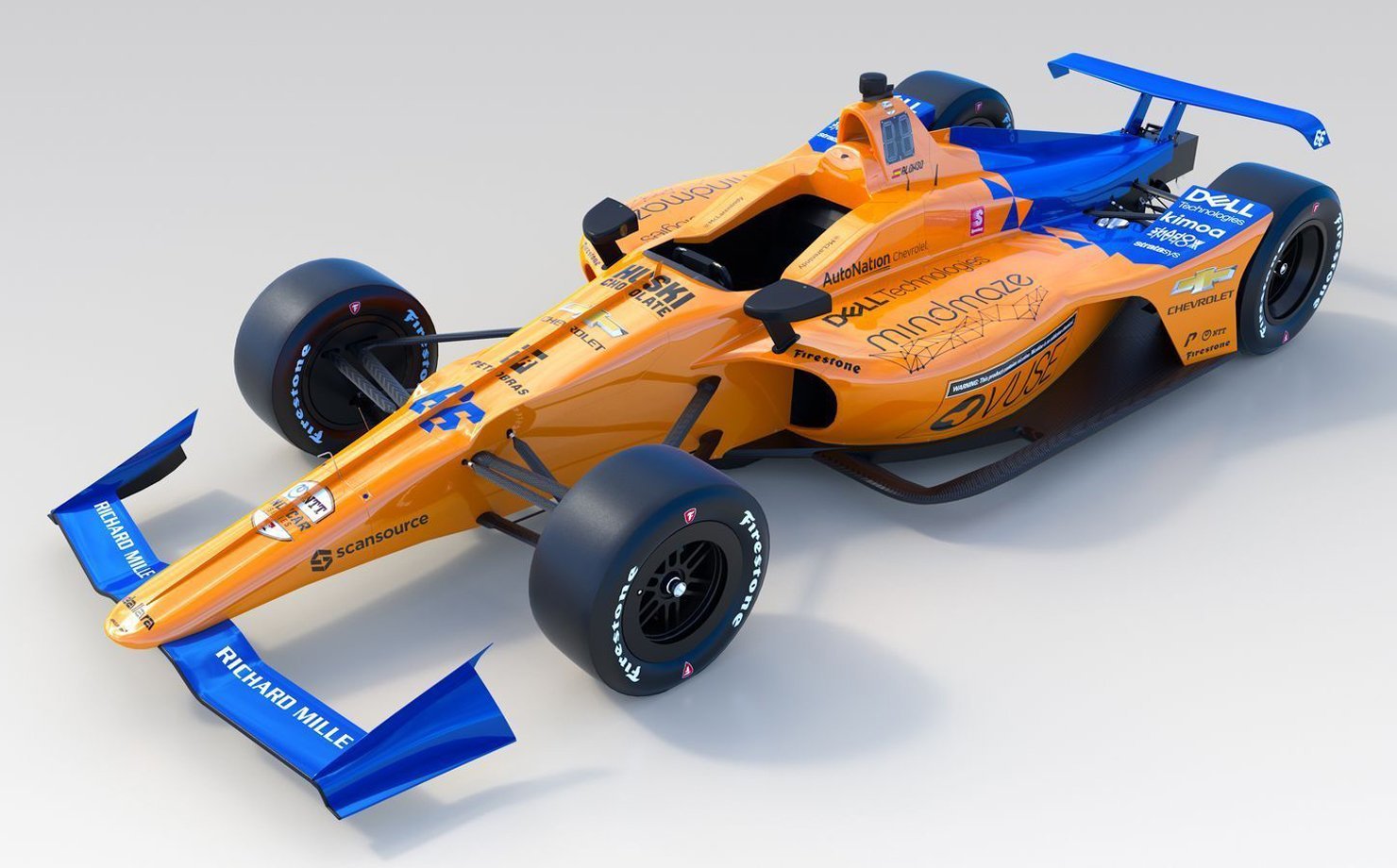 Novo carro McLaren será pilotado por Fernando Alonso na Fórmula Indy