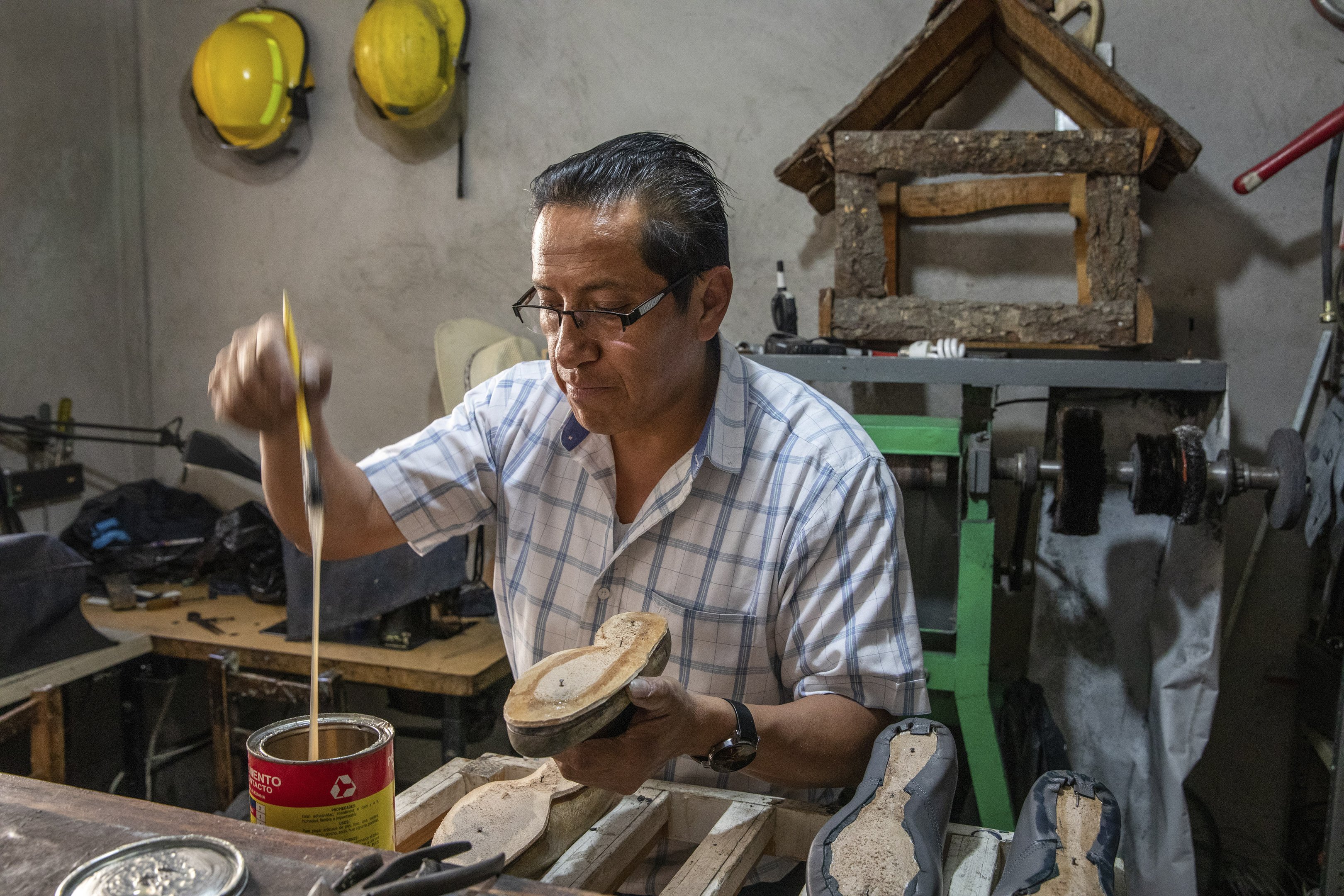 José Luis Rivera em seu ateliê na Cidade do México