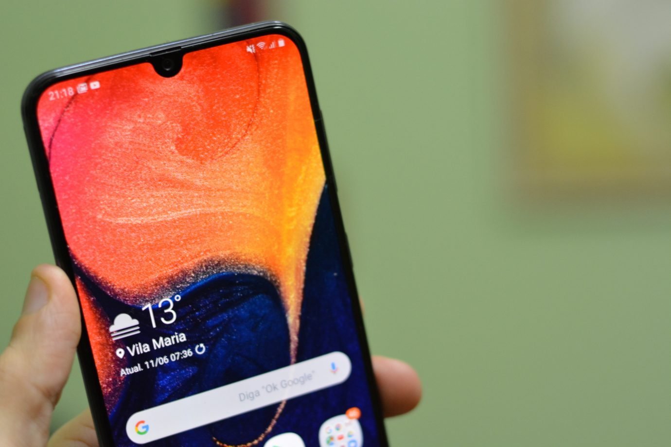 Smartphone Android Samsung Galaxy A50 Review Teste