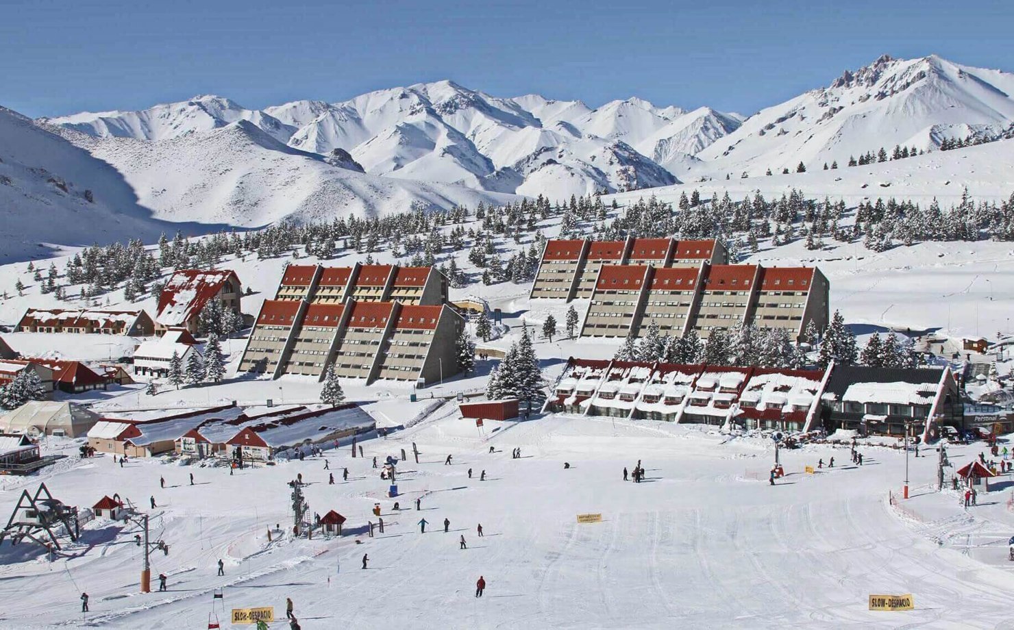 Estação de esqui de Cerro Chapelco, na Argentina