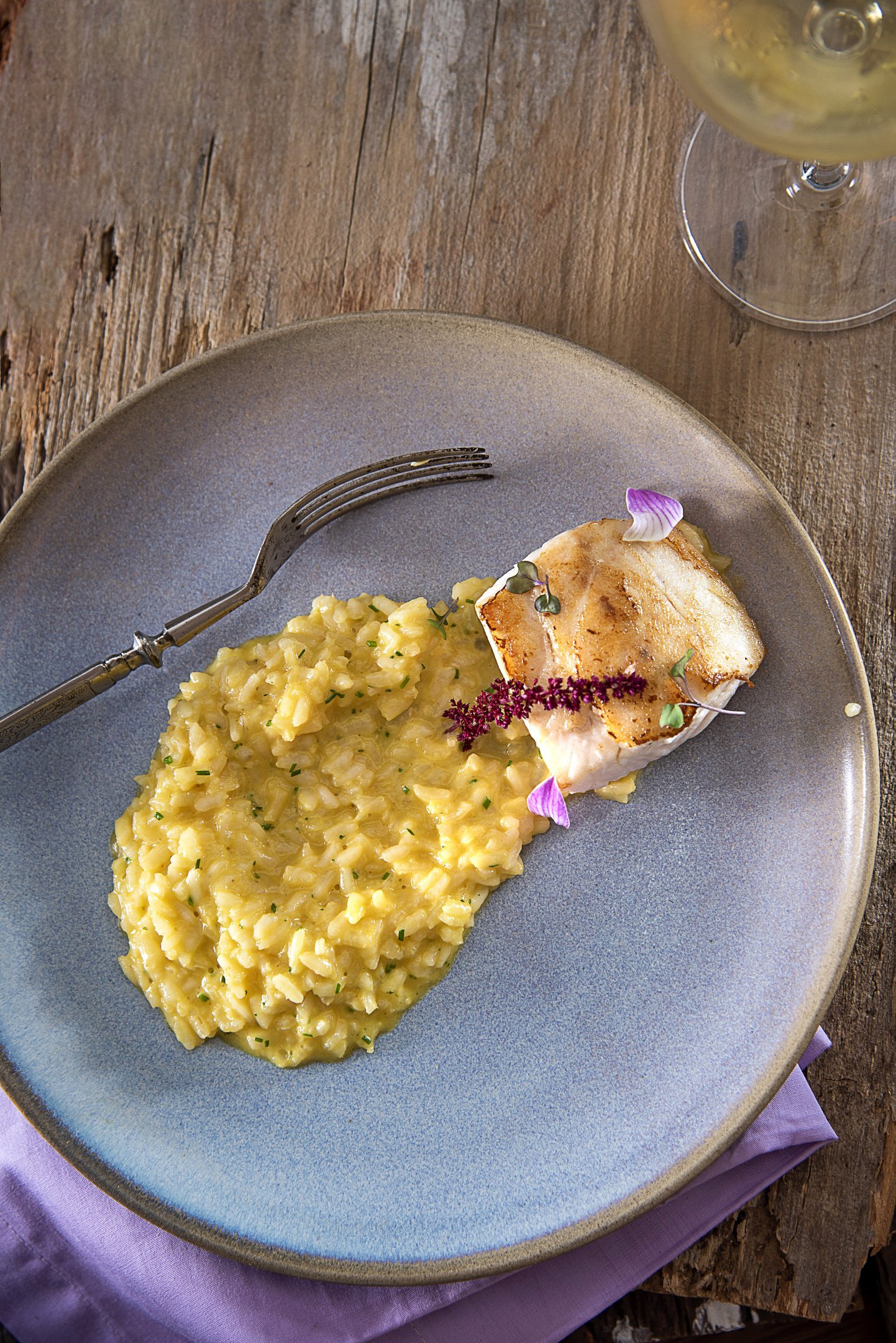 Satú: risoto de tucupi com peixe do dia na brasa