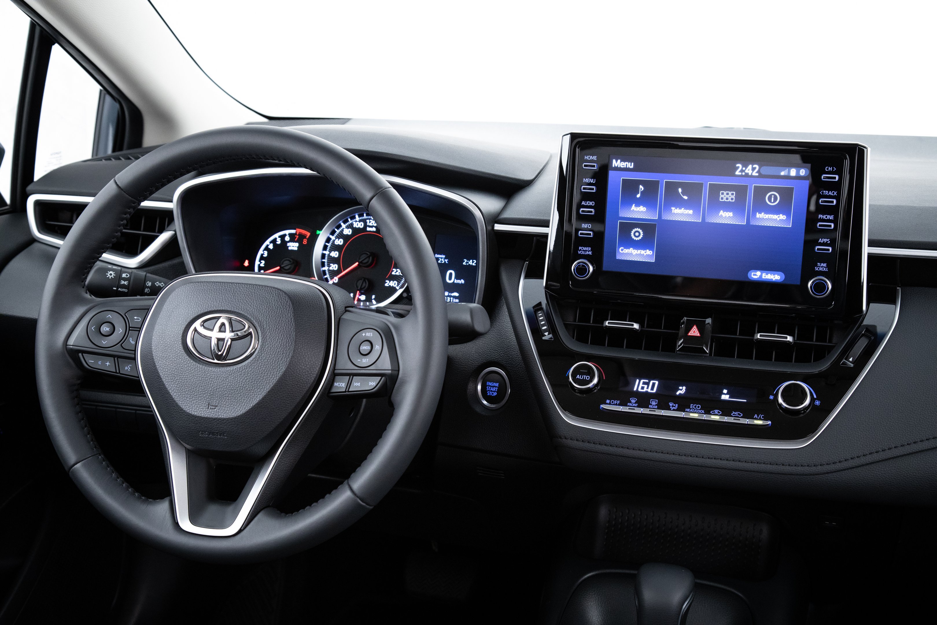 Interior do novo Toyota Corolla 2020