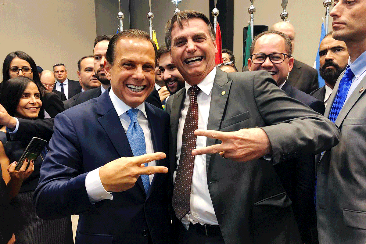 Bolsonaro e Doria; BolsoDoria